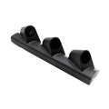 Black ABS plastic universal 52mm instrument stand with three-hole right-drive mounting.