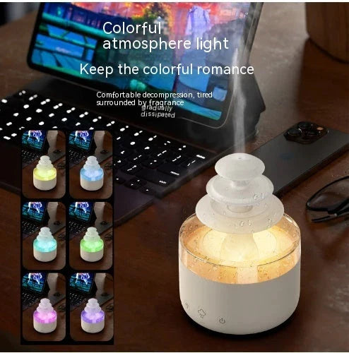 Calming Cloud Humidifier with Soothing Sounds, Color-Changing Lights, and Relaxing Atmosphere