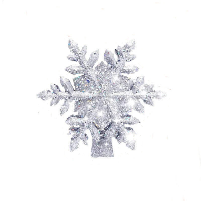 LED Projection Christmas Tree Topper with snowflake effect in silver and gold