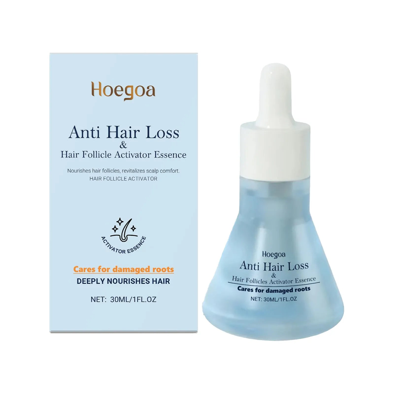 30ml moisturising hair repair essence in compact bottle for smooth black hair care