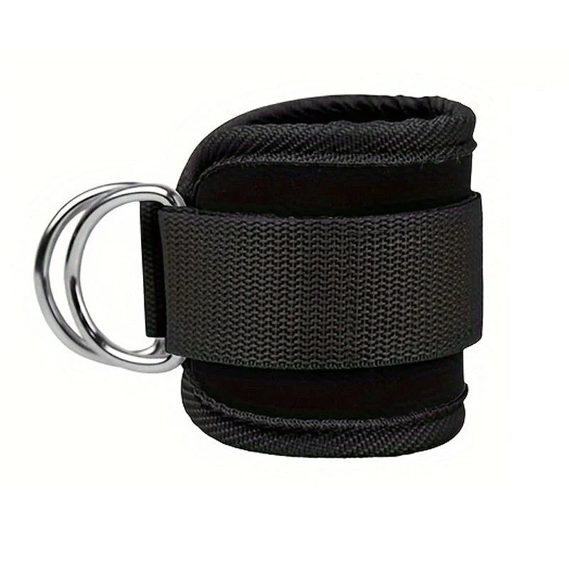 Ankle strap resistance bands in various colours for hip and leg strength training
