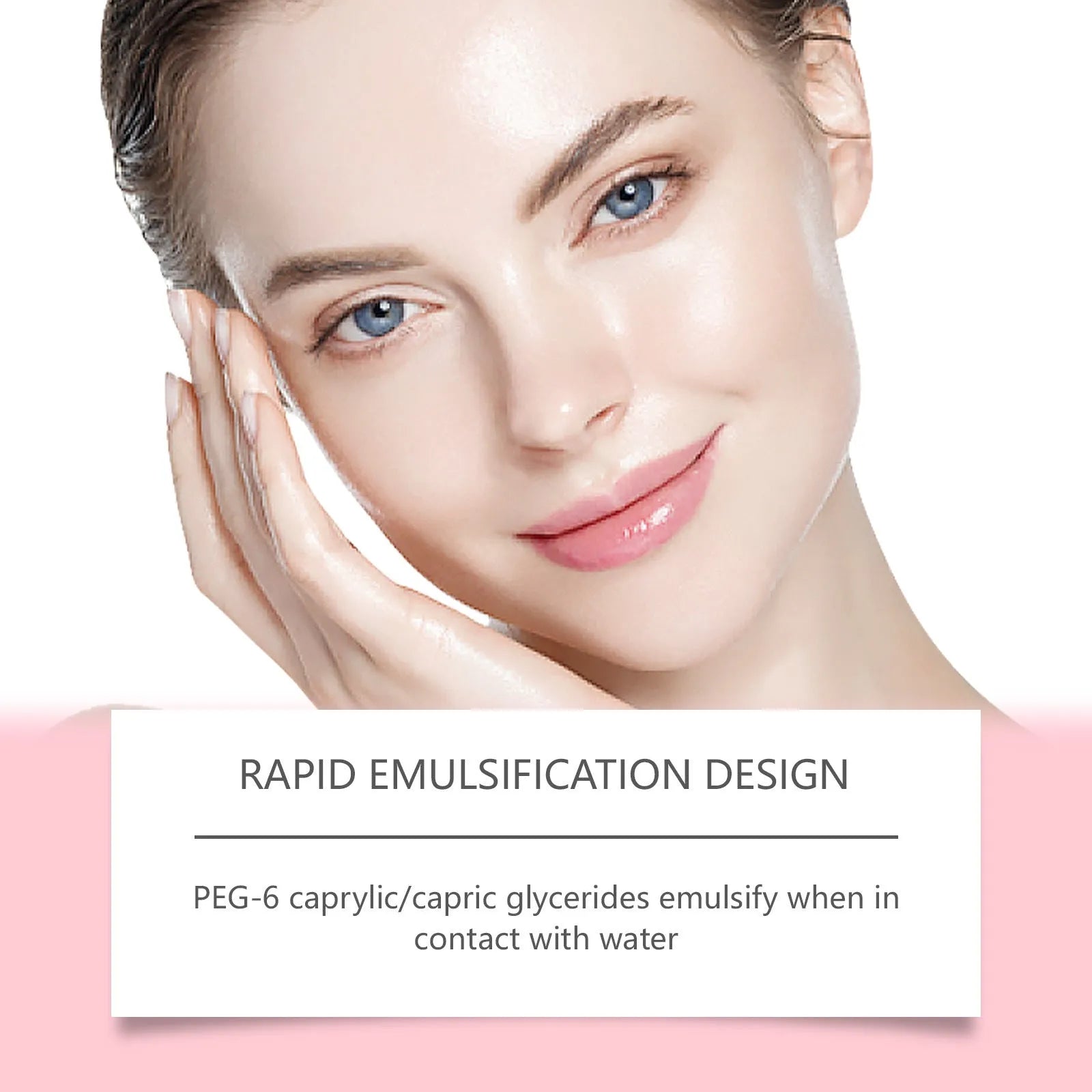 100ml bottle of collagen cleansing oil with jojoba and grape seed oil for makeup removal.