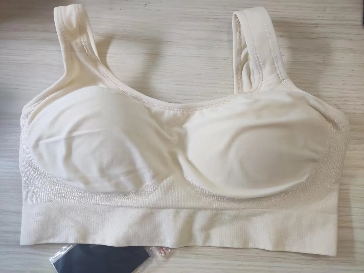 Plus-size S-3XL ShaperBra in white, black, and skin tone options