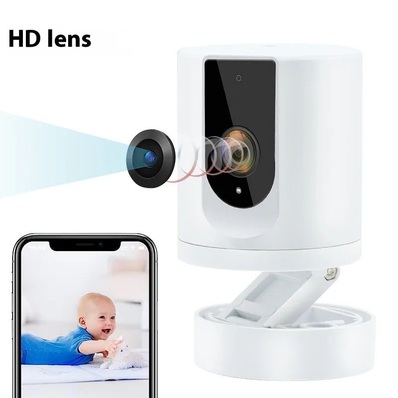 Home smart 1080P camera with voice intercom for baby care and home security surveillance