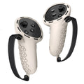 Meta Quest 3 silicone handle protective sleeves in various colours with wrist strap