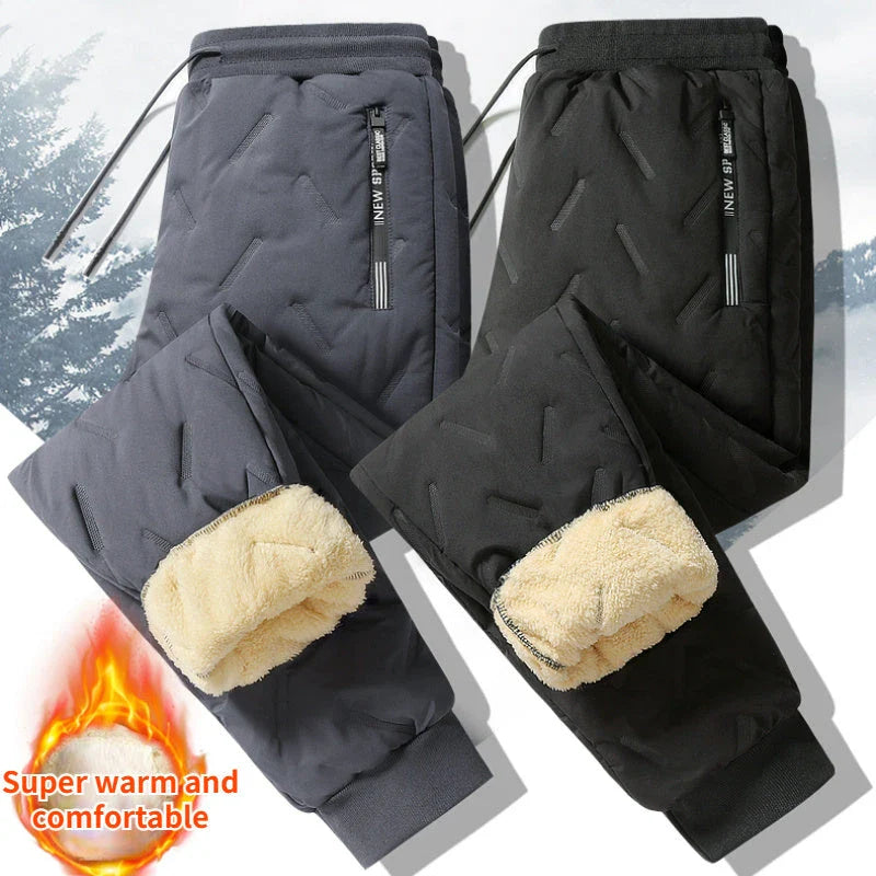 Premium Men's Thermal Fleece Sweatpants for Cold Weather