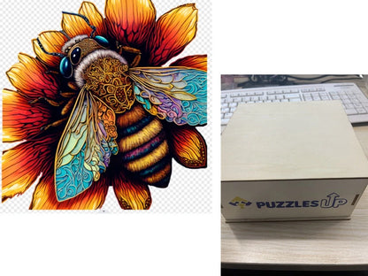 Animal Puzzle Puzzlesup A3 Size With The Box - Detailed wooden puzzle for creative minds