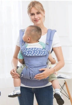 Multifunctional baby carrier in various colours with adjustable waistband and small bag