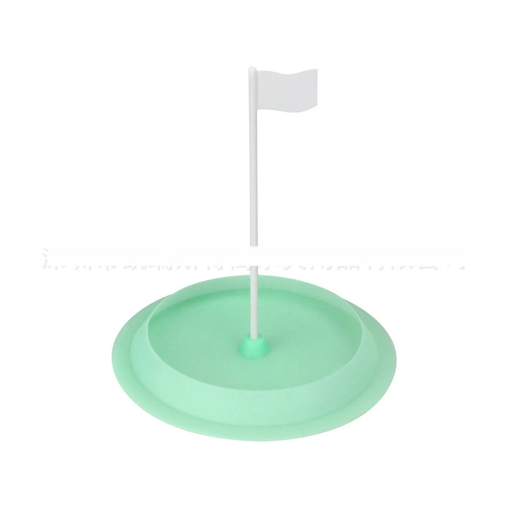 Rubber silicone putter plate with 16cm diameter for golf training