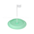 Rubber silicone putter plate with 16cm diameter for golf training