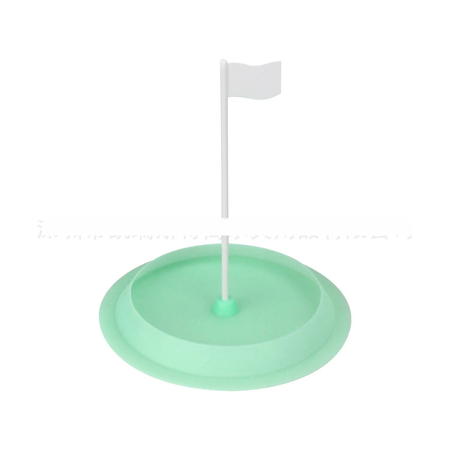 Rubber silicone putter plate with 16cm diameter for golf training