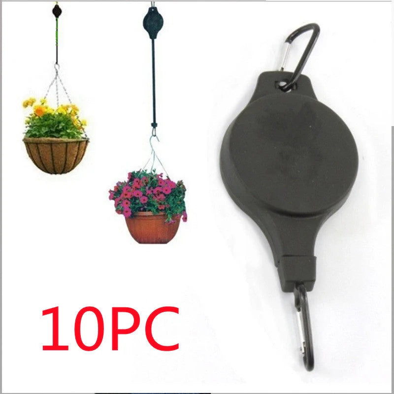 Free Lifting Hanging Basket Bird Cage Hook with elastic length for easy adjustment