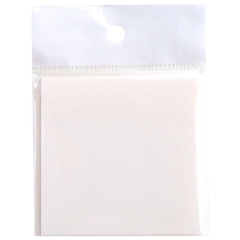 Waterproof PET transparent sticky notes in cartoon shapes for durable note-taking