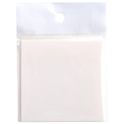 Waterproof PET transparent sticky notes in cartoon shapes for durable note-taking