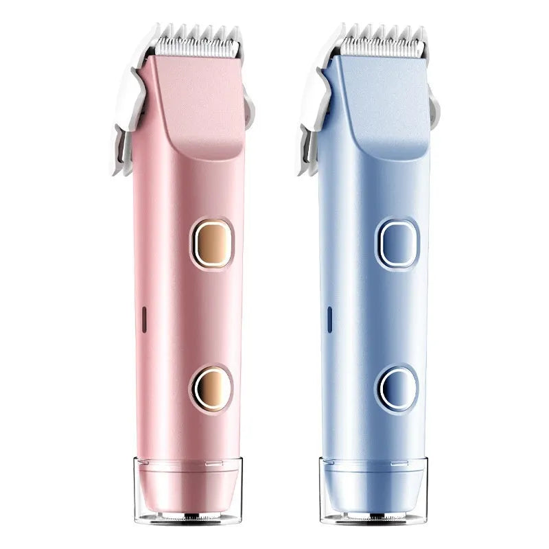 Hair removal device with digital display, USB rechargeable, removable cutter head, rose gold colour