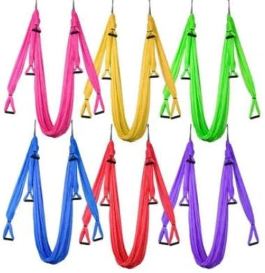 Anti Gravity Yoga Hammock in various colours for aerial fitness and relaxation