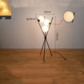 Scandinavian minimalist LED table lamp with iron body and acrylic shade, 220V, push-button switch
