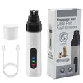 Black automatic electric nail trimmer for dogs with speed settings and LED display.