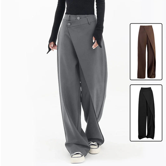 Stylish women's wide-leg trousers in various colours for a flattering fit