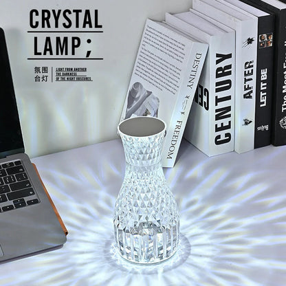 Vase Shape Atmosphere Crystal Lamp with remote control and USB charging