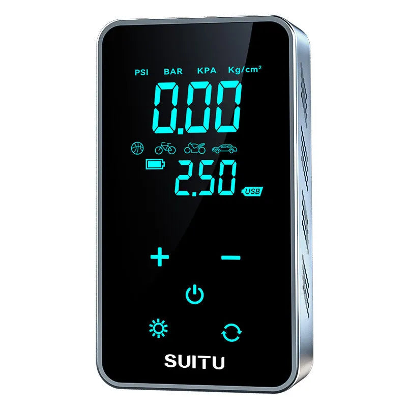 ST-9616C wireless portable car tyre pressure air pump with LCD screen display