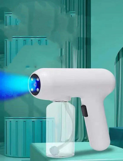 Handheld disinfection spray gun with nano steam atomization technology for effective sanitization of home, car, and more