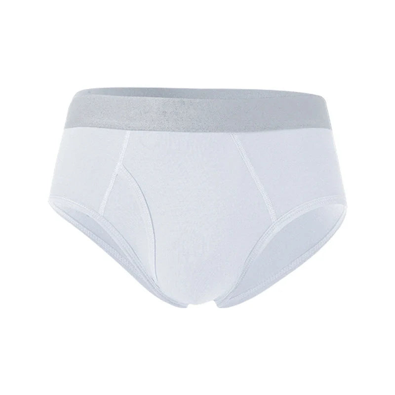 Men's summer triangle pants in pure cotton, available in black, dark grey, and white