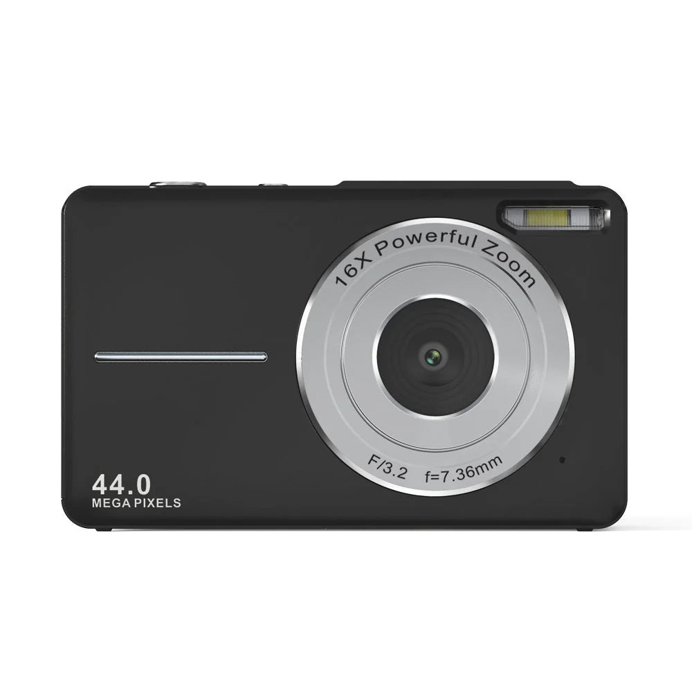 Children's mini digital camera capturing high-quality 44MP photos and 1080P videos