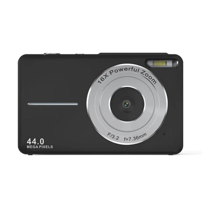Children's mini digital camera capturing high-quality 44MP photos and 1080P videos