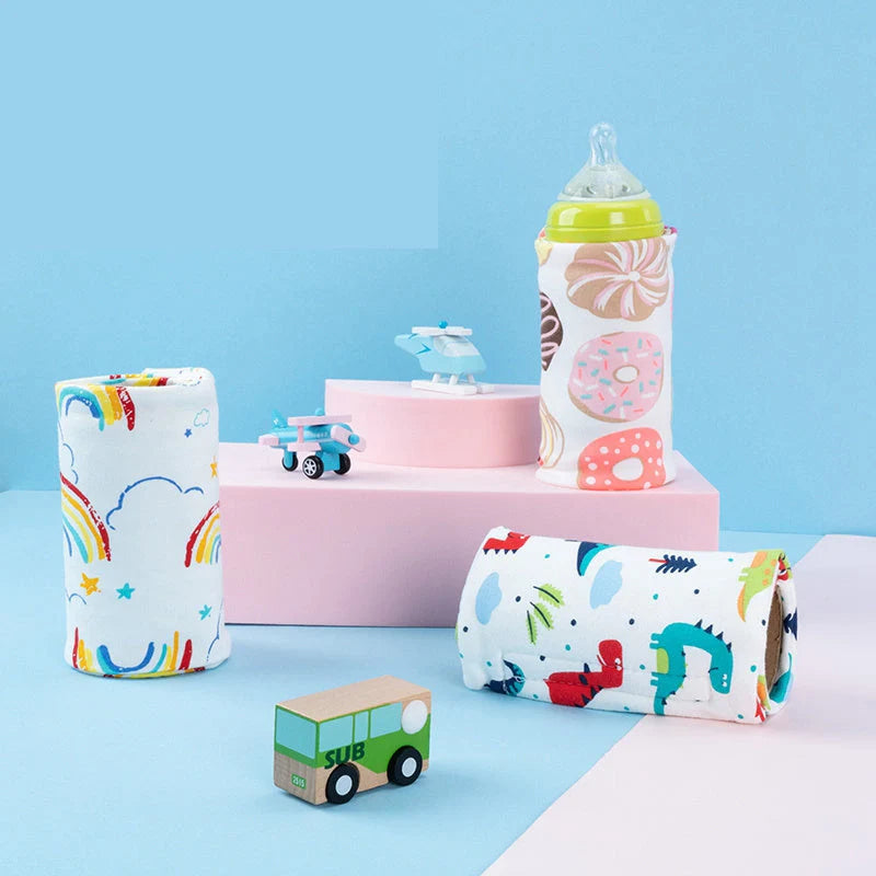 USB Milk Water Warmer Insulated Bag for Baby Bottles with USB charging cable