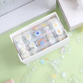 Transparent adhesive tape with Midsummer Daisy cartoon decoration measuring 1.5cm wide