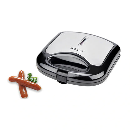 Black automatic sausage machine 750W with temperature control, ABS iron construction 45cm long for home use