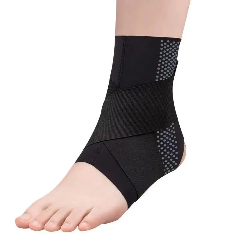 Lycra ankle support brace for sports protection and rehabilitation in multiple sizes