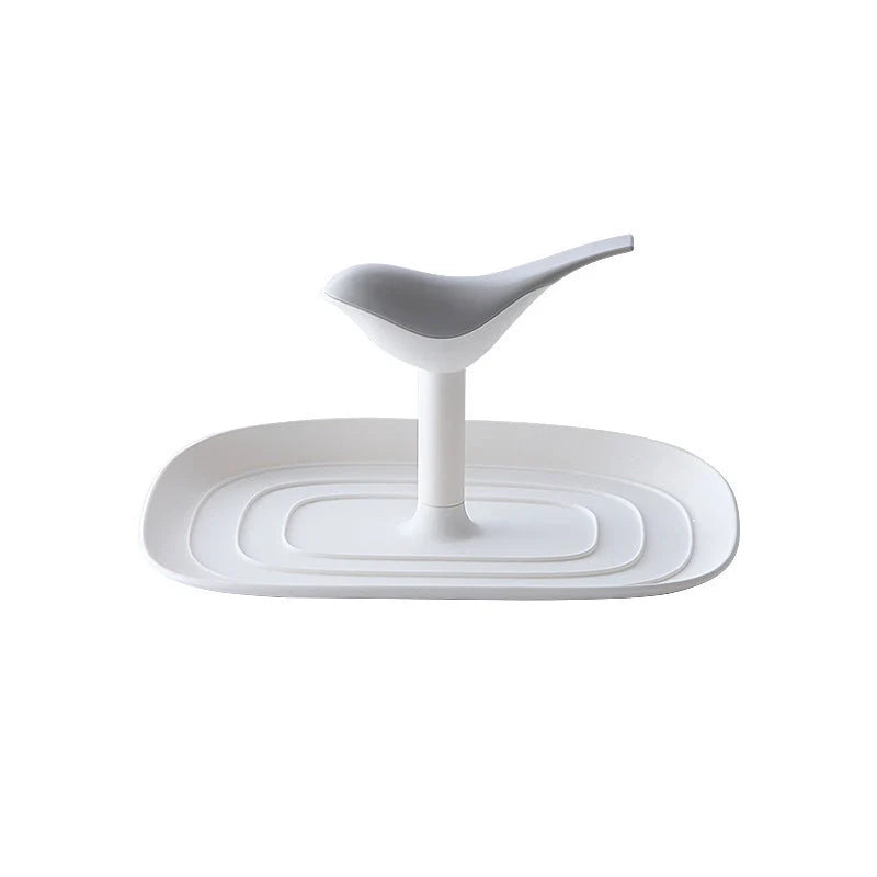 Nordic Pan Cover Storage Rack in Nordic Green, foldable wall-mounted organiser for pot lids and cooking spoons