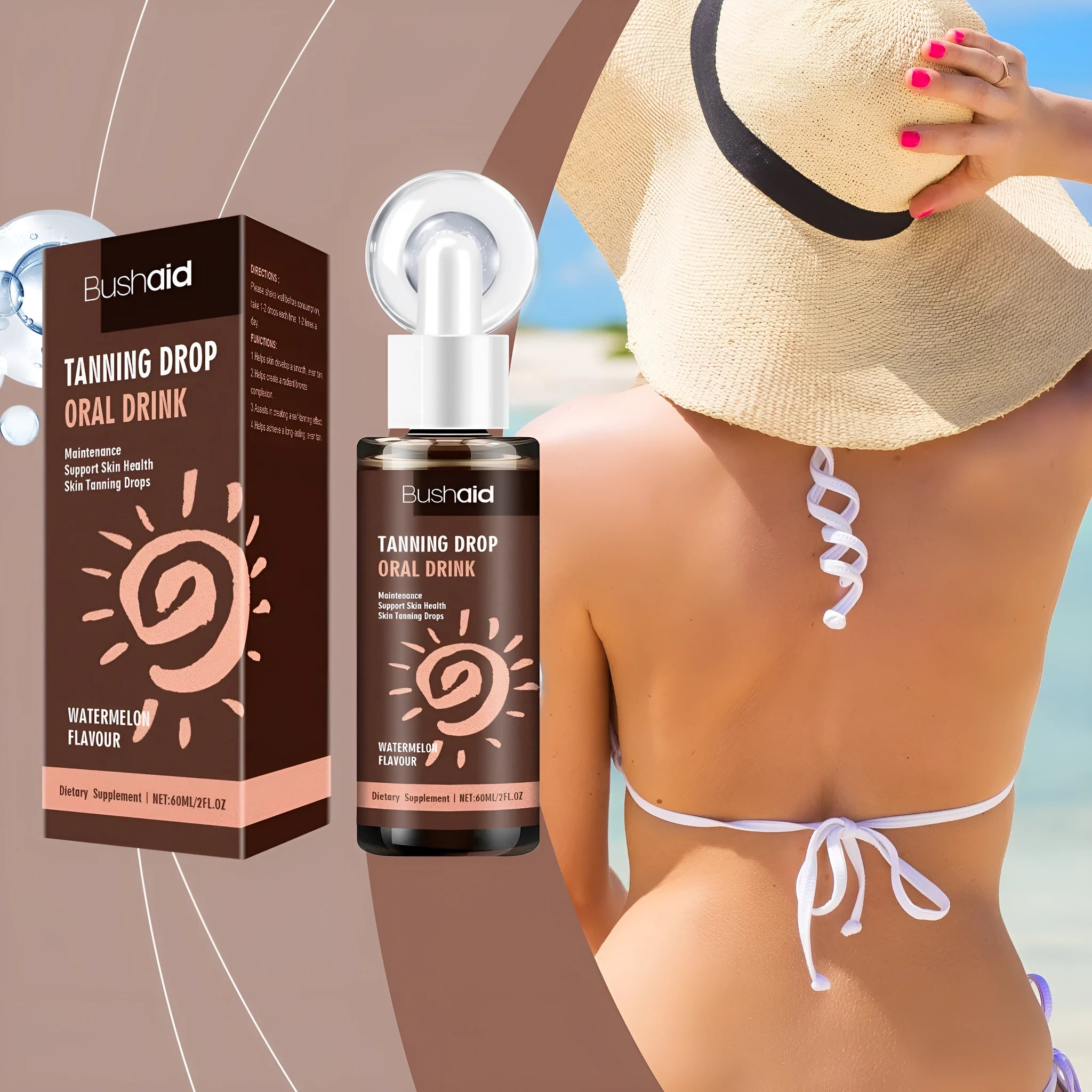60ml sun protection essence lotion bottle for face and body UV protection