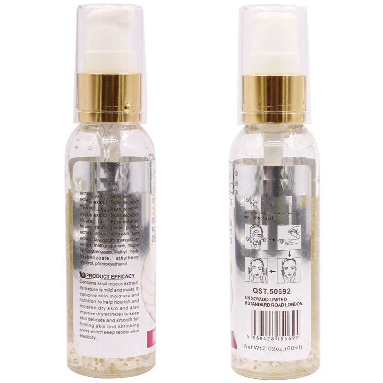 Snail Care Solution 60g facial essence bottle with 60ml of snail mucin extract