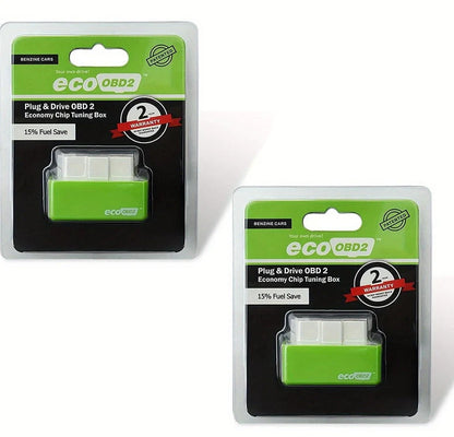 ECO OBD2 Driver Chip Tuning Box for gasoline cars, reduces fuel consumption by up to 15%
