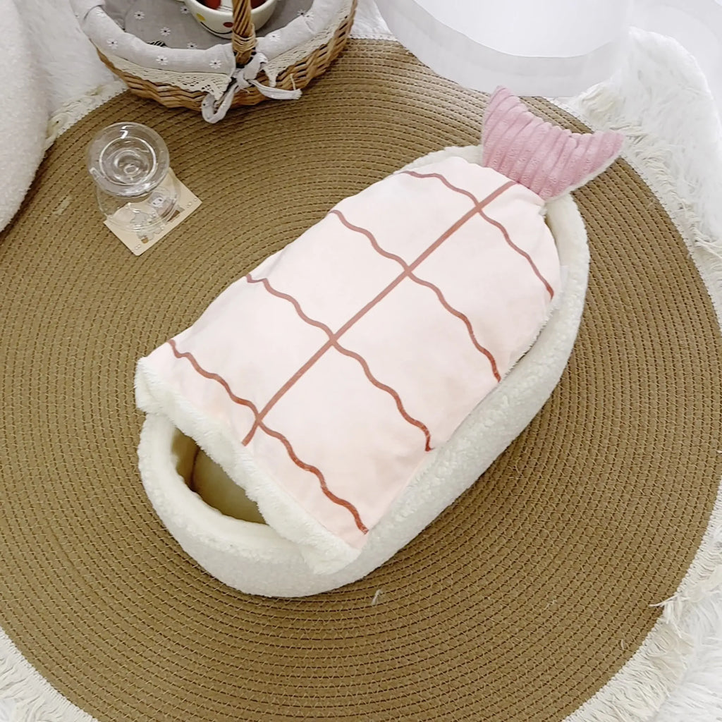 New pet nest warm sushi modeling dog mattress removable autumn winter kennel universal large small
