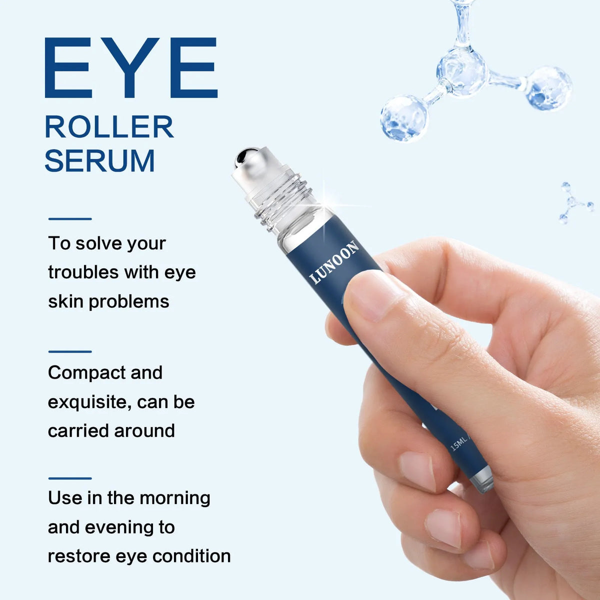 Eye essence cream jar 15ml for moisturising lifting firming and reducing fine lines around eyes