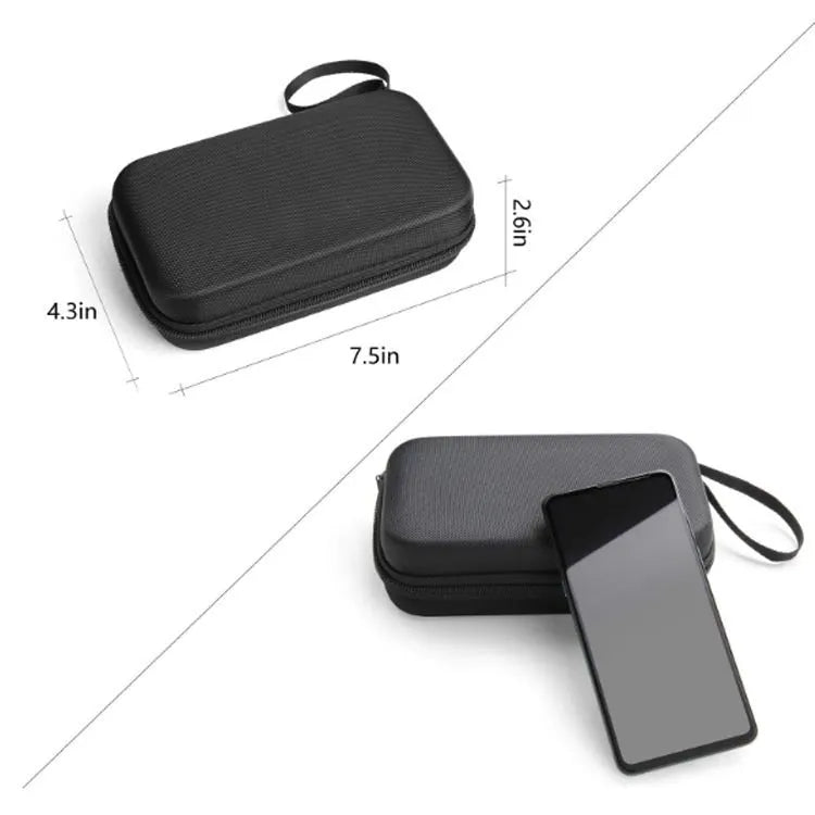 Black EVA PTZ camera storage bag medium size for Osmo