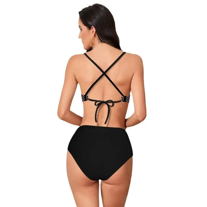 Striped one-piece women's swimsuit in polyester fibre, sleeveless, available in multiple colours