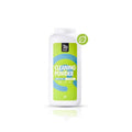 Dog dry cleaning powder container with deodorant formula in rose, orange or menthol flavours