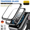 PMMA curved full screen protective film for Apple Watch in transparent black, multiple sizes available
