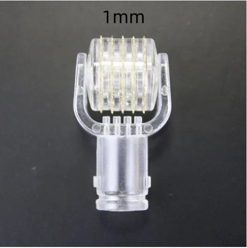 3-in-1 Lip and Beard Care Roller with microneedle technology for enhanced serum application