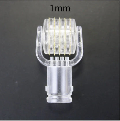 3-in-1 Lip and Beard Care Roller with microneedle technology for enhanced serum application