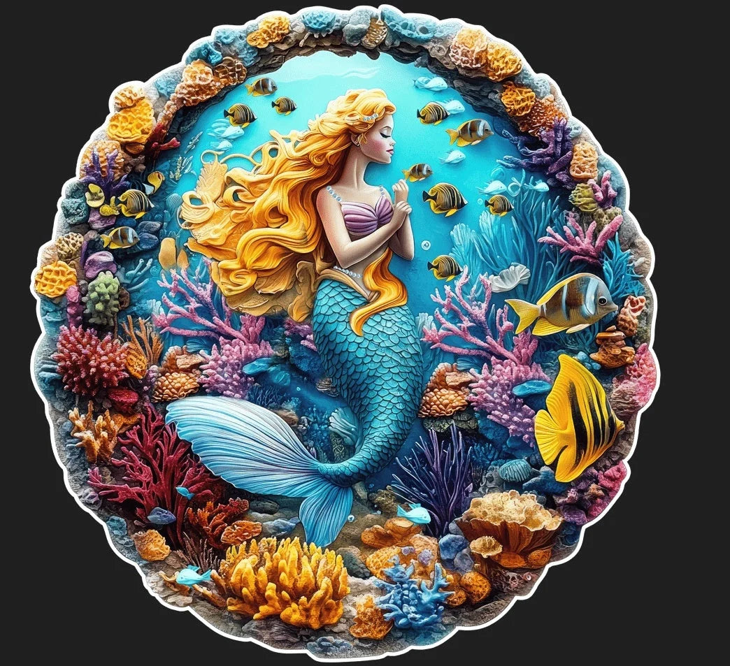 PuzzlesUp Round And Rectangle Wooden Box - Handcrafted Storage Solution