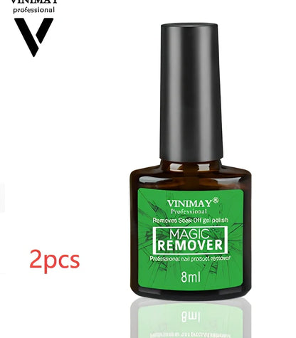 Burst Magic 15ml nail polish remover bottle, 5x3x3cm, for fast 1-2 minute gel soak-off and degreasing