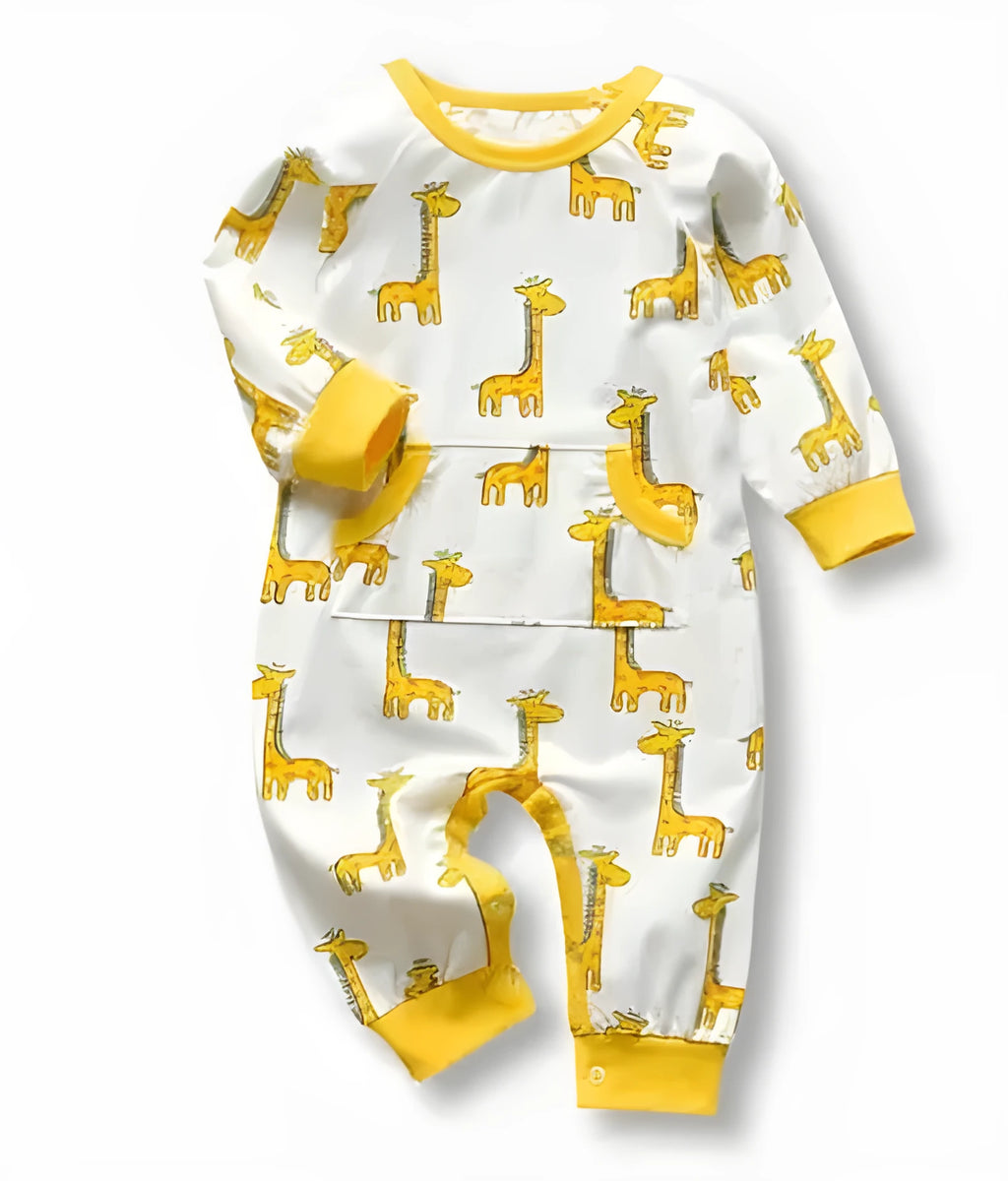 Newborn baby romper jumpsuit in beige colour, sleeveless cotton-rabbit fur blend for spring, size 12M