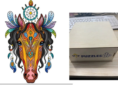 Animal Puzzle Puzzlesup A3 Size With The Box - Detailed wooden puzzle for creative minds