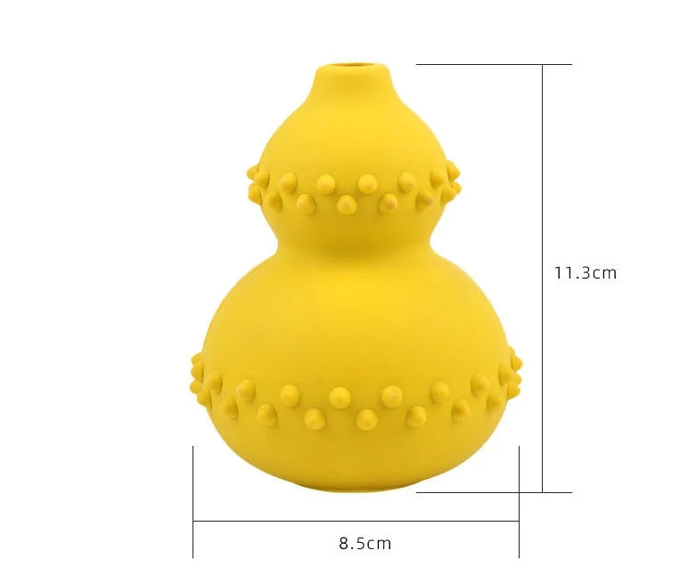 Natural rubber pet toy for dogs, resistant to biting and grinding, promotes dental health